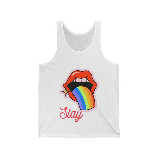 Slay PRIDE LGBTQ+ Unisex Jersey Tank