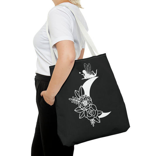 Crescent Moon With Fairy Tote Bag