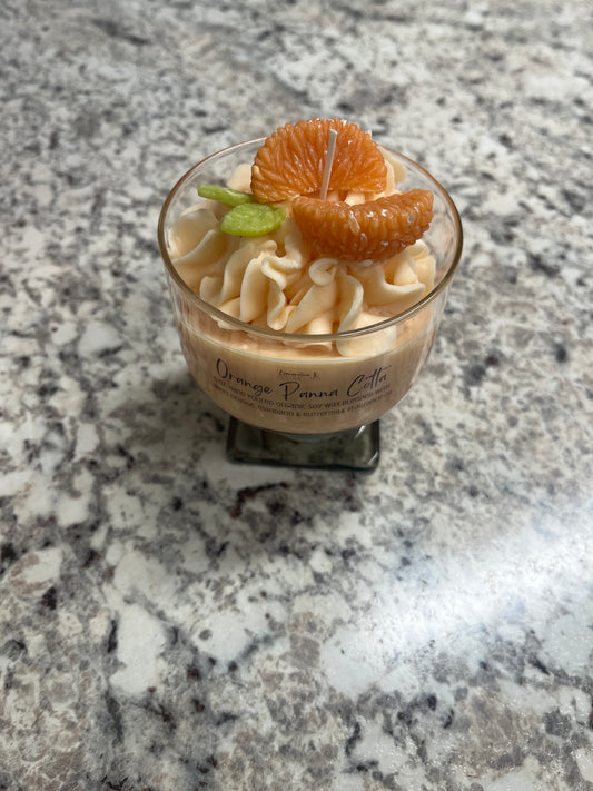 Orange Panna Cotta Candle