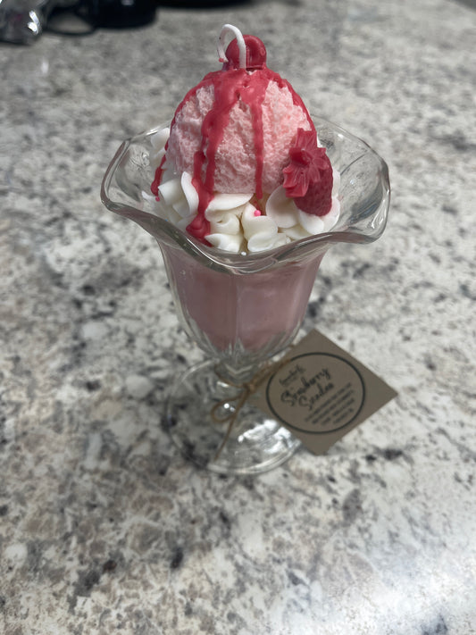 Strawberry Sundae Candles