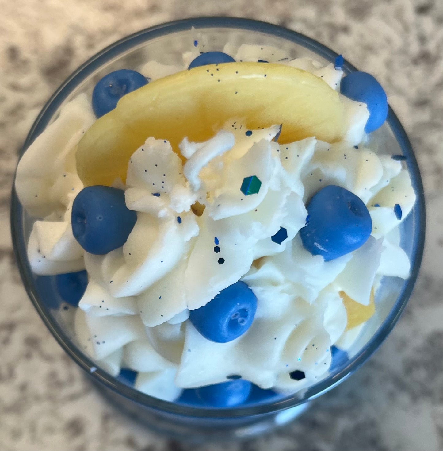 Blueberry Lemonade Dessert Candle