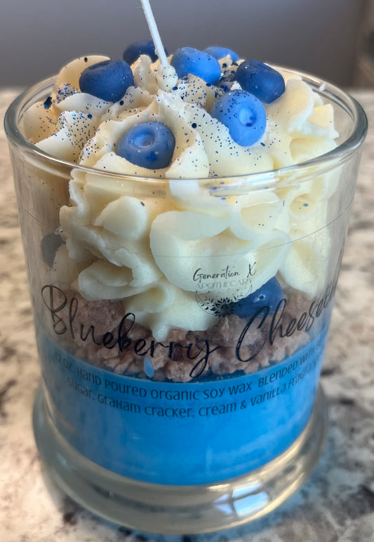 Blueberry Cheesecake Dessert Candle